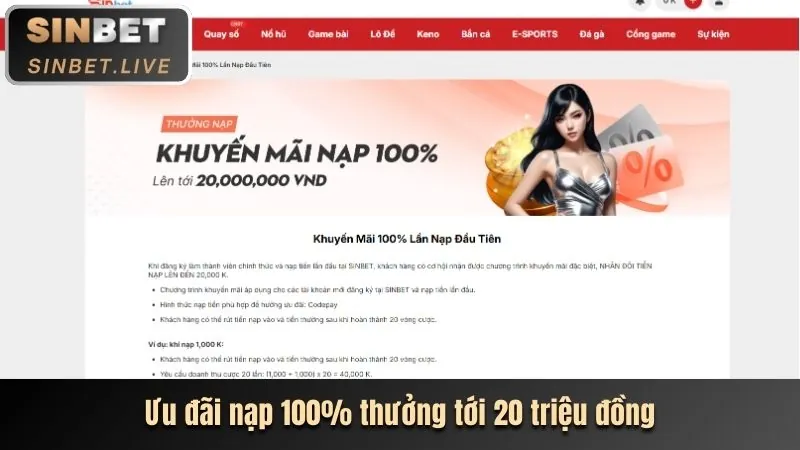 Bước 3: Đăng ký tài khoản nohu52 nhận 198k